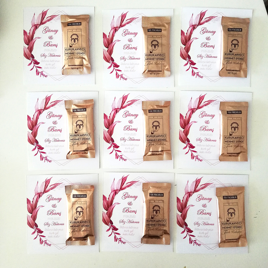 ORGANİZASYON HEDİYELİK TASARIM DÜĞÜN NİŞAN SÖZ NİKAH DOĞUM GÜNÜ MEVLİD SÜNNET KINA GECESİ HEDİYE KAHVE CİKOLATA 