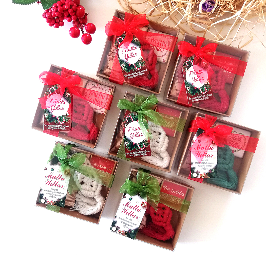 YENİ YIL HEDİYESİ CHRISTMAS GIFT YILBAŞI HEDİYE PROMOSYON BARDAK ÇİKOLATA KAHVE SÜS ÇAM AĞACI TOHUMLU KALEM