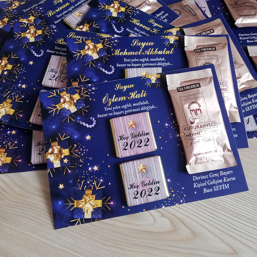 YENİ YIL HEDİYESİ CHRISTMAS GIFT YILBAŞI HEDİYE PROMOSYON BARDAK ÇİKOLATA KAHVE SÜS ÇAM AĞACI TOHUMLU KALEM